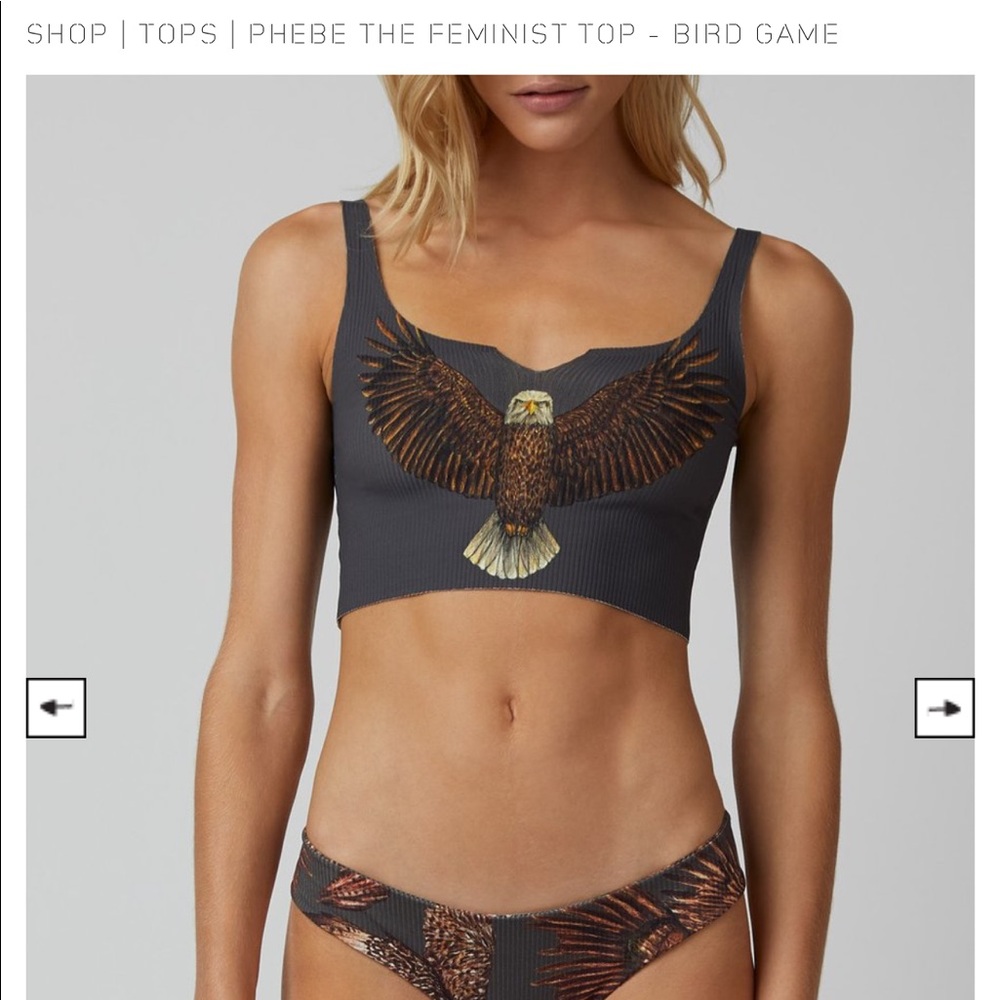 Brand new, Boys & Arrows phebe swim top